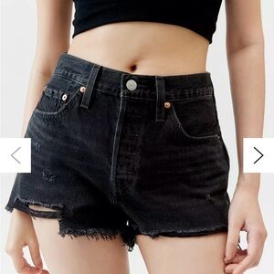 Levi’s 501 cutoff  Black Denim Shorts